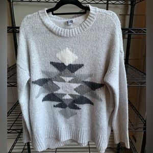 Aerie oversize gray sweater size M